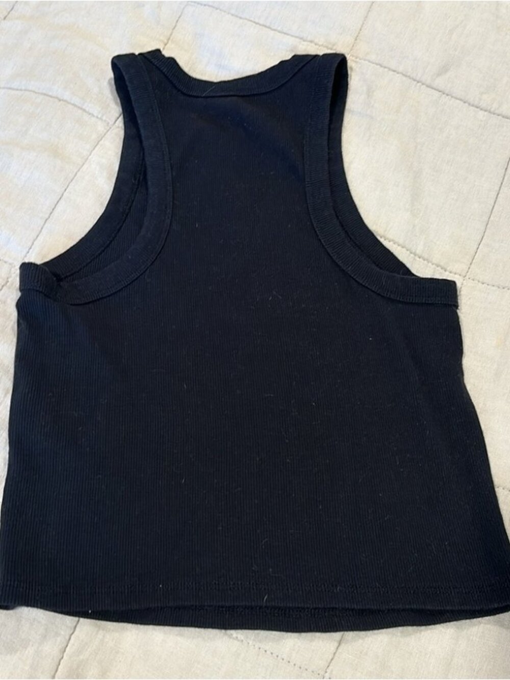 Black racer back tank - Picture 2 of 2